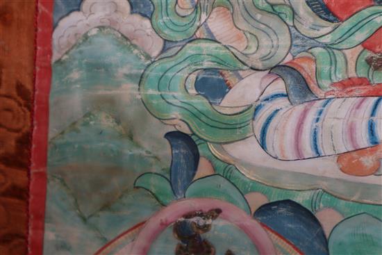 A Tibetan thangka